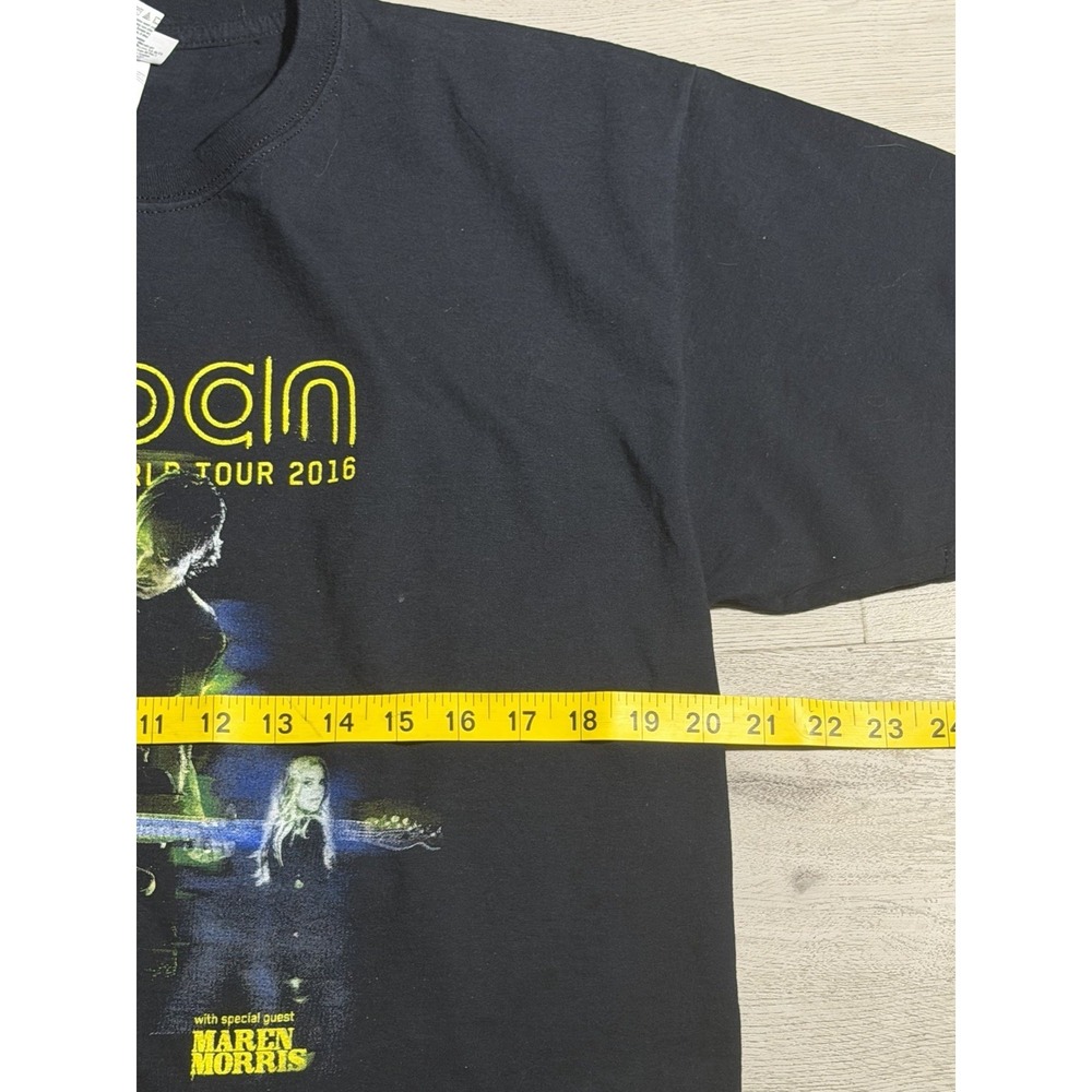 Keith Urban Ripcord World Tour 2016 T Shirt Size L Black Concert Tee Country - Picture 8 of 9